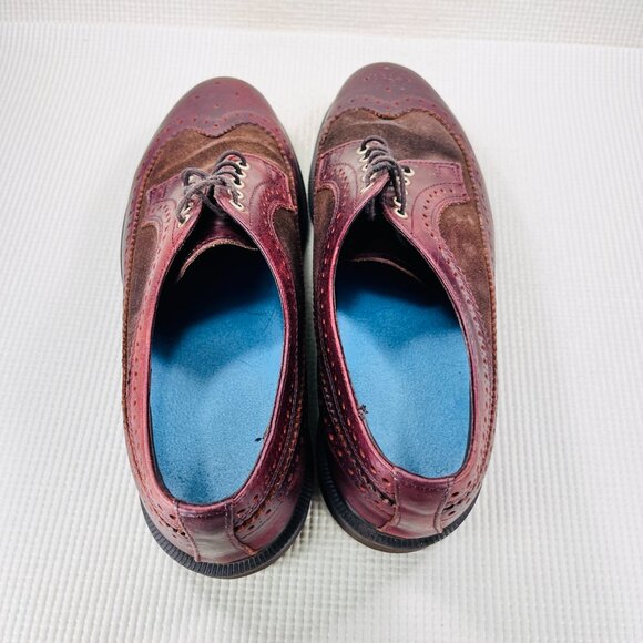 Dr. Martens 3989 Shoes Mens Size 10 Brogue Wingtip Leather Suede Oxford UK 9 main image 5
